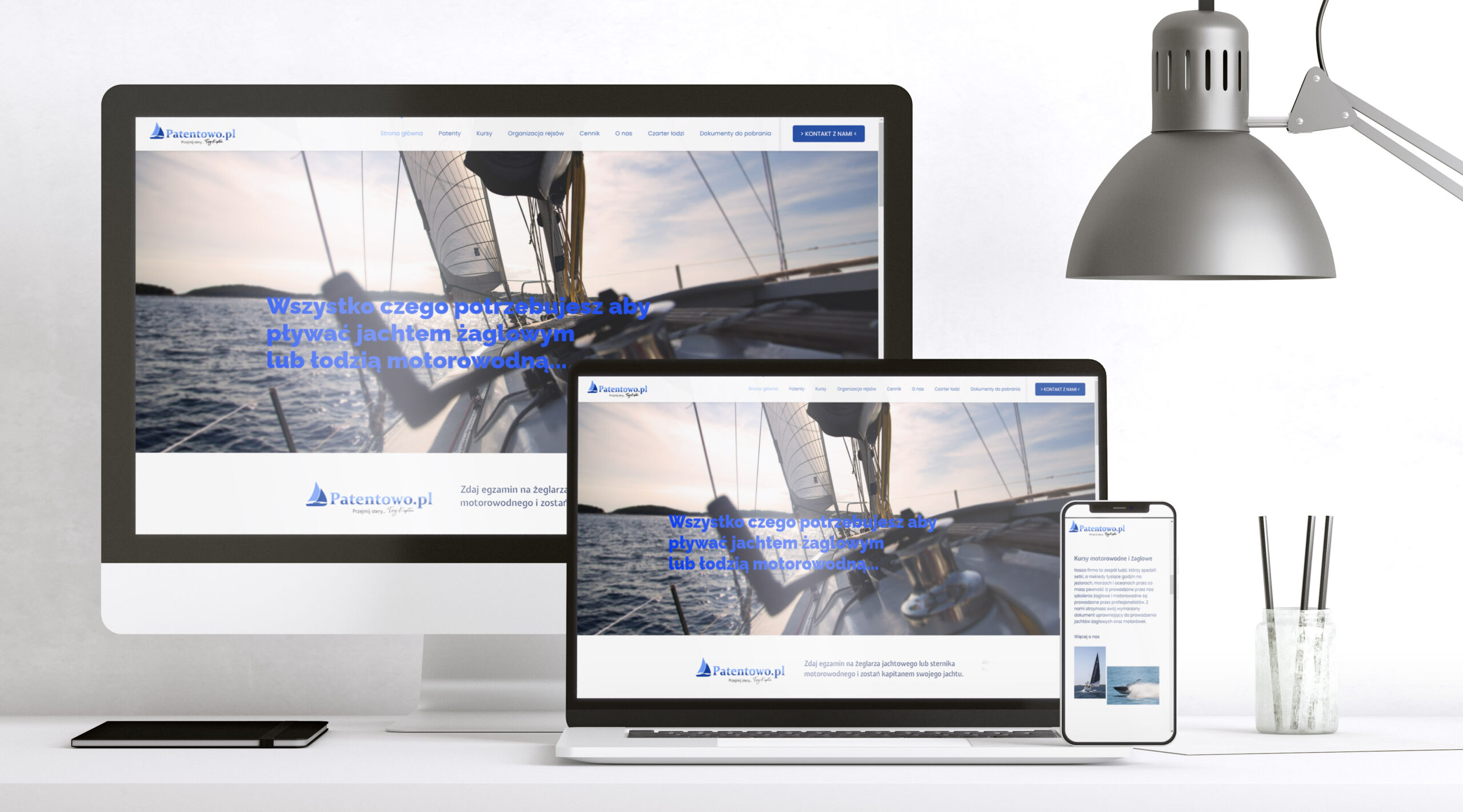 Strona internetowa szkoleń żeglarskich